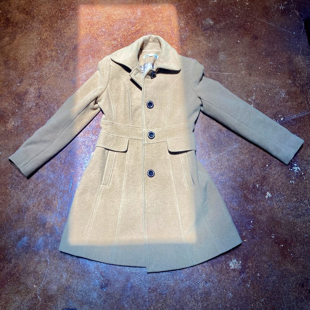 Kenneth Cole New York Women's Wool Blend Long Coat size 4